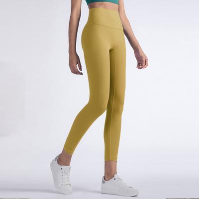 Frauen Solide Yoga Leggings Hohe Taille Gym Hosen Butt Lifting Fitness Leggings Bequeme Enge Sport Hosen