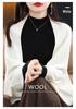 Women's 2023 Wool Batwing Scarf Sweater Cardigan - Loose Knit Autumn/Winter Shawl Style