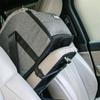 Center Console Dog Car Seat Detachable and Washable Dog Booster Seat for Car Armrest, Portable Pet
