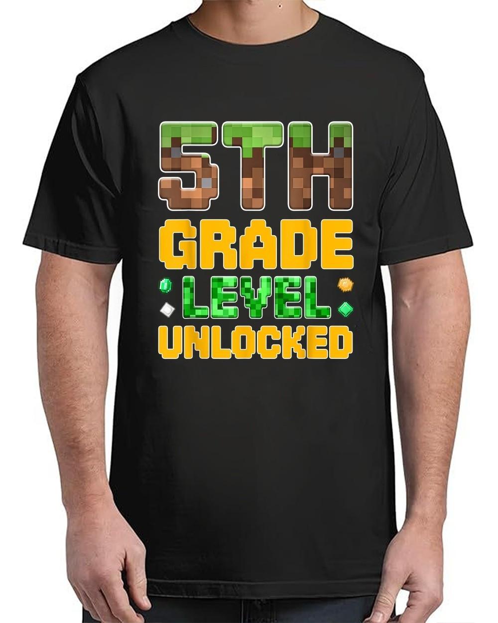 5th Grade Gamer First Day of Fifth Grade T-Shirt Hype Fit for Adults S-4XL XXL