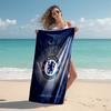 1pc C-Chelsea Beach Towel, Comfortable and Thick, and Swimming/Bath/Picnic/Camping Towel, Suitable for Seaside Beaches