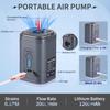 Mini tragbare Luftpumpe, wiederaufladbare Batterie schnurlos Hilfspumpe für Matratzen, kabelloser elektrischer Aufbläser Vakuum PVC Marine Pumpe