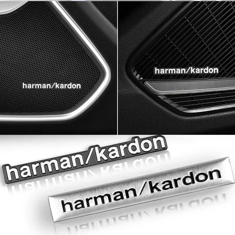 Harman Kardon Badge aluminium 3D auto audio stickers Voor bmw m e46 e90 e60 f30 f10 e36 e39 g20 f20 e87 e92 g30 e91 x5 mini cooper