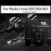 BDP1 For Mazda 3 Axela 2025 2024 Interior Film TPU Gear Panel Navigation Center Console PPF Protection Car Accessories Transparent