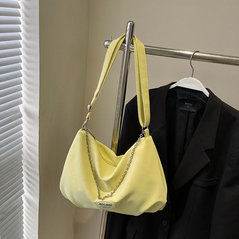 Large Capacity Shoulder Bag Women's Shoulder Crossbody Bag Student Commuter Underarm Bag