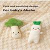 1/2PCS Baby Soothing Toy Plush Fruit Doll Infant Anti Startle Sleep Aid Holding Ring Newborn Comfort Toy