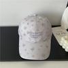 Small Fresh Embroidery Letter Floral Baseball Cap Female Early Spring Cute Age Reducing Sweet Cap