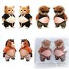 3D Belly Pinching Stickers Funny Pp Butt Sticker Shiba Inu Dog 3D Sticker Cartoon Anti-Collision Car Decoration Stickers