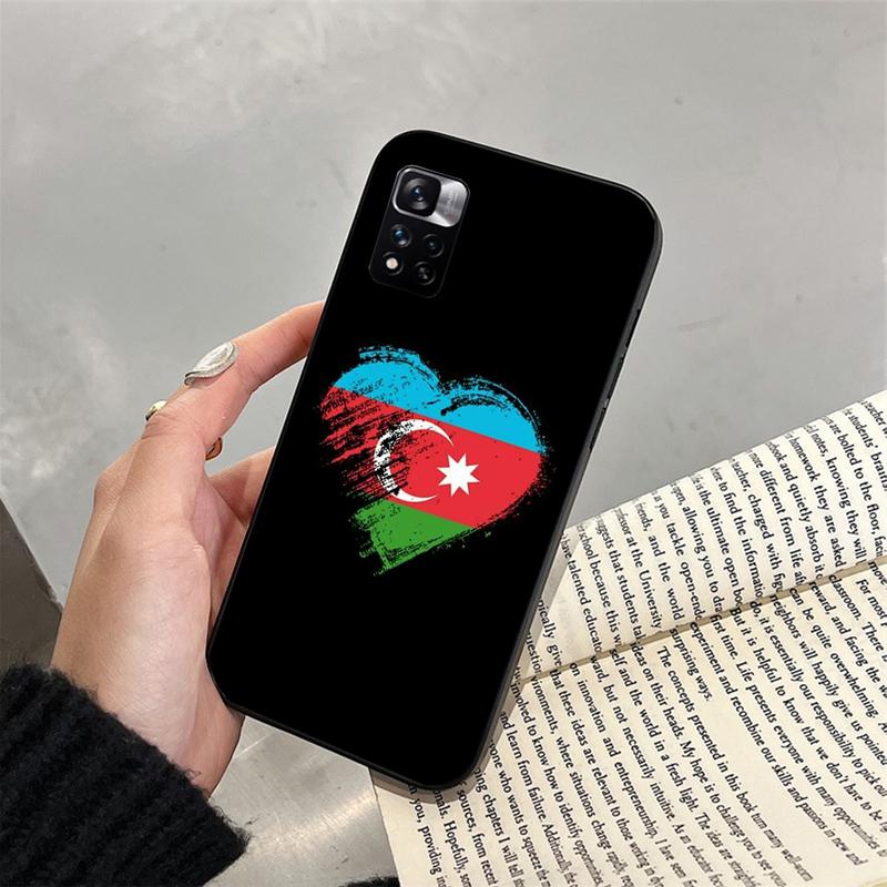 Azerbaijan Flag Phone Case for Xiaomi Redmi note 13 12S 12 Pro 11S 11 10 Pro 10S Note 12S Redmi 10 10C 9C 13C