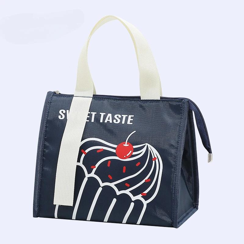 High-Capacity Portable Insulated Lunch Bag Thermal Insulation Lunch Box Bag,waterproof and Oil-proof Aluminum Foil Tote Bag