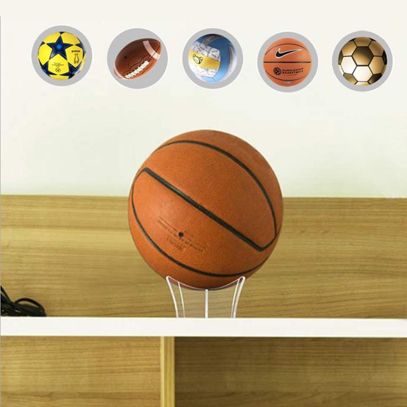 Transparent acrylic basketball hoop, ball holder base, ball display stand, placement bracket, display platform