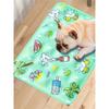 Tapis de Refroidissement Chat Chien Été, Couverture Glacée Durable pour Canapé, Lit Froid Réutilisable pour Animaux Domestiques Petits Grands, Anti-Chaleur
