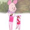Piglet The Winnie Pooh Characters Unisex Fancy Dress Costume Pyjamasaa Hoodies