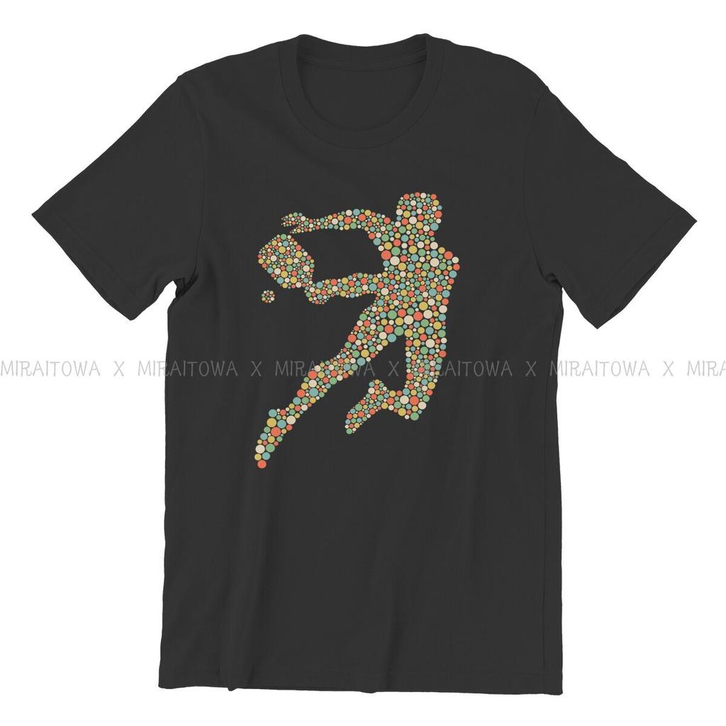 Pickleball Sport Kreatives T-Shirt für Männer Spieler Polka Dot Basic T-Shirt Personalisierbar Geburtstagsgeschenke Oberteile
