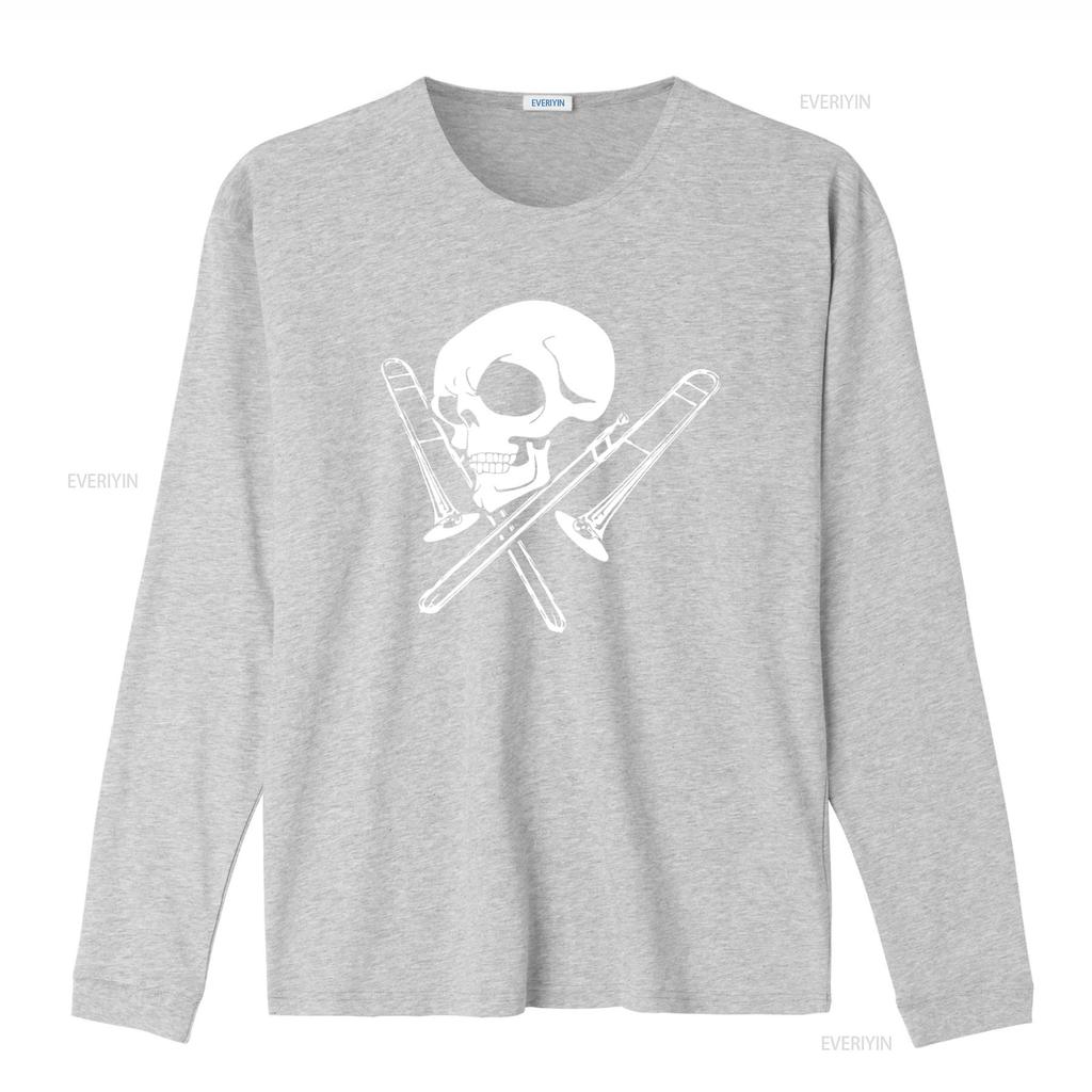 Skull And Trombone Print T Shirt for Vintage Washed Streetwear Top For Everyday Wear Stylish Breathable Versatile Unisex