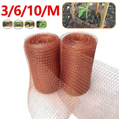 3/6/10/m Copper Wire Mesh Signal Shielding Net Anti-Snail Copper Wire Net Wire Pest & Rodent Net Copper Mesh Decor Garden Net