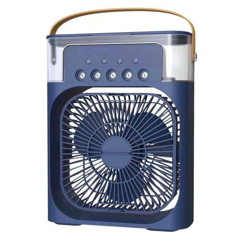 Portable USB Charging Air Conditioner Fan with Humidification for Dorms and Outdoor Use