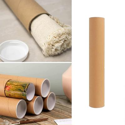 2 tubos de envío, tubos de papel, envío, planos de cartón, póster artístico, carteles de grosor extra resistente, protección para almacenamiento de cañas de pescado
