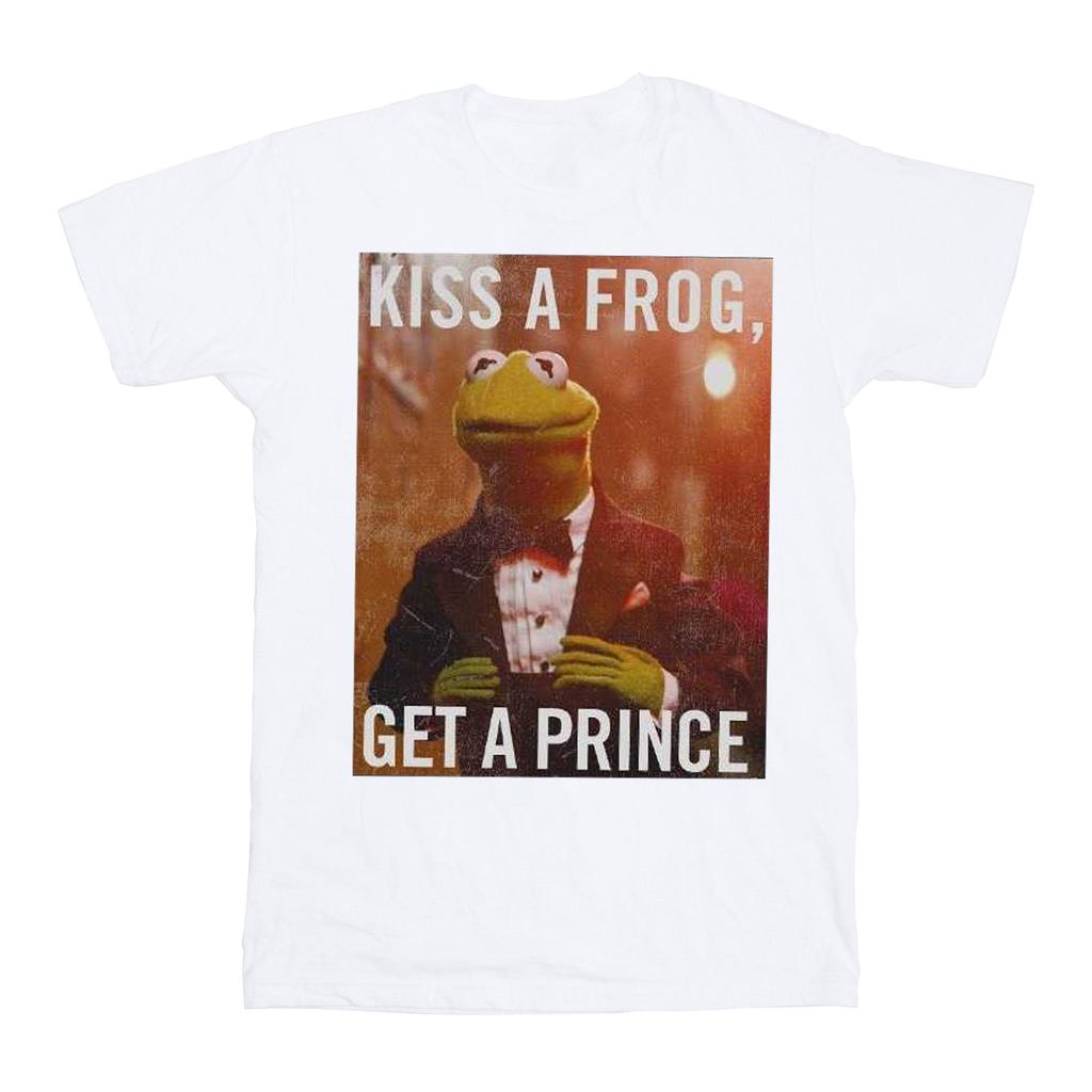 Disney Womens/Ladies The Muppets Kiss A Frog Get A Prince Cotton Boyfriend T-Shirt