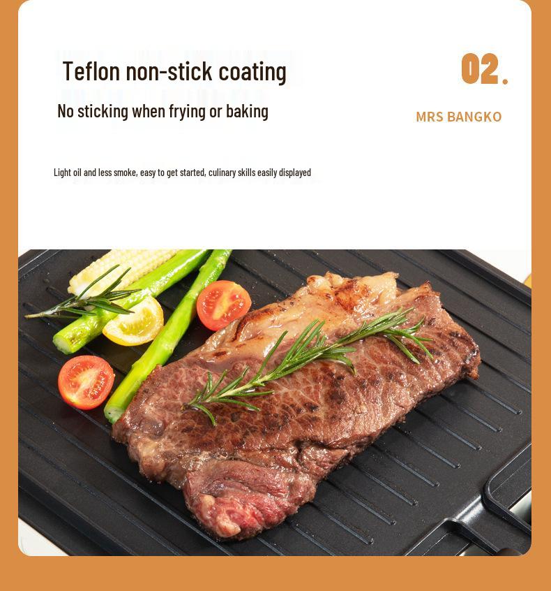 Dual-Sided Electric Pancake & Crepe Maker with Adjustable Floating Design