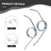 Car Spare Parts Practical To Use Brand New Return Spring Car Replacement Part Silver 2PCS/set 7H0615295A 7H0615296