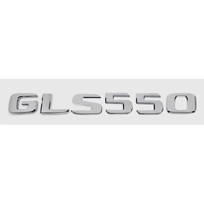 Car Digital Alphabet Trunk Emblem Badge Decal for Mercedes Benz GLS200 GLS250 GLS260 GLS300 GLS320 GLS350 GLS500 GLS550 GLS600