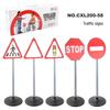 Children's Traffic Light Toy - Educational Road Sign Model and Scene Ornament