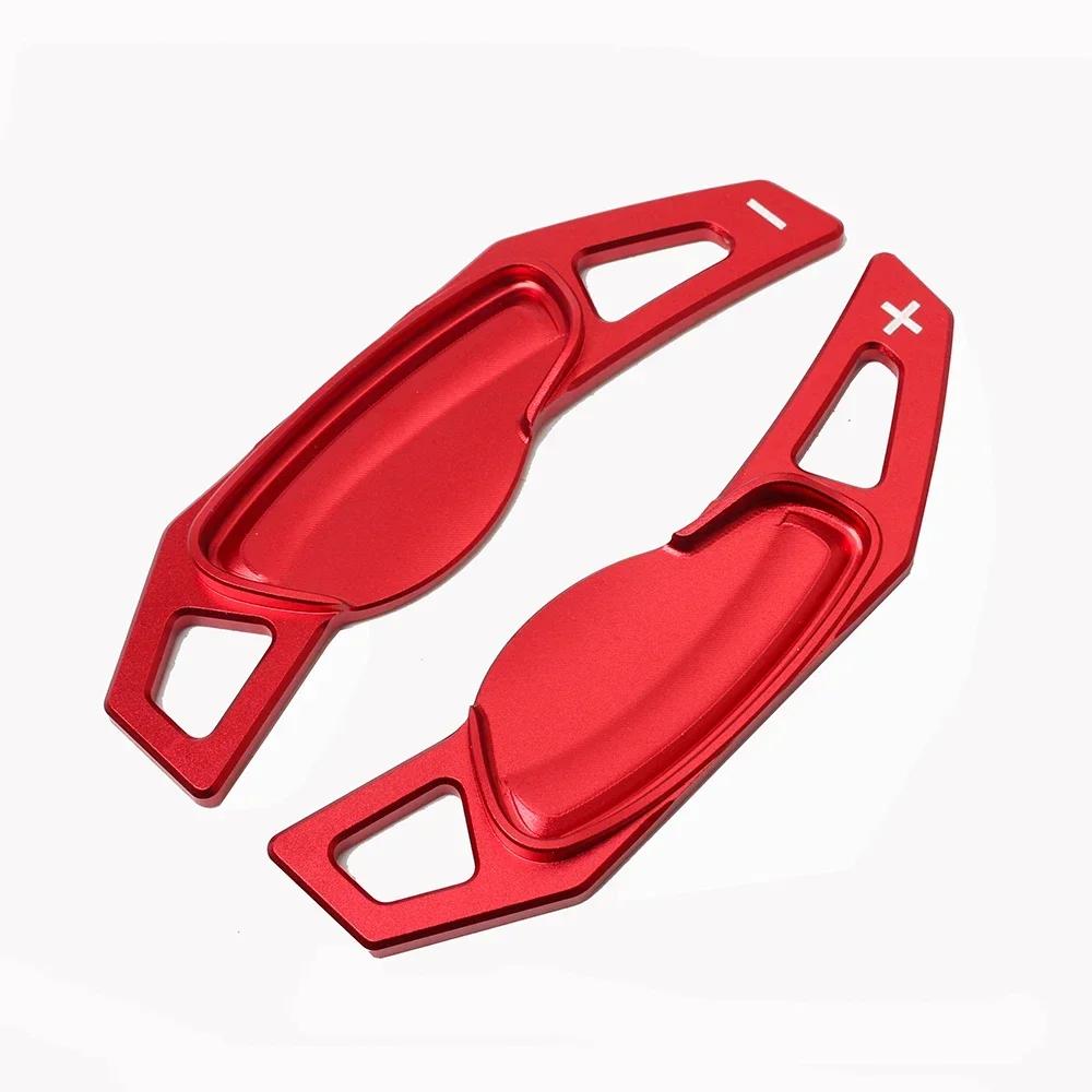 Aluminium Alloy Steering Wheel Shift Paddles Car Steering Wheel Shift Paddle Extension for Smart 451 453 Fortwo 2009-2017