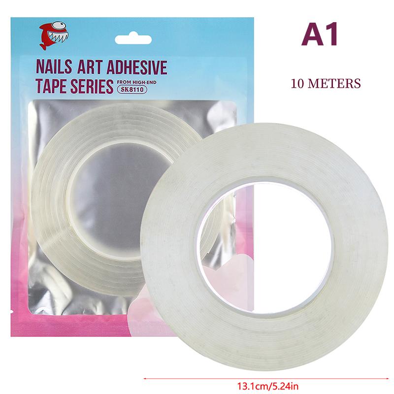 Double Adhesive Tape False Nails Display Stand Glue Stickers Acrylic Practice Showing Bar Nail Art Tools