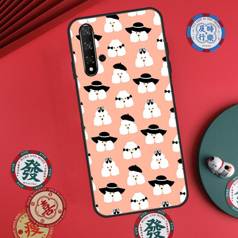 Poodle Dog For Huawei Nova 5T 9 10 SE 7i 8i 11i 12i Y73 Y72 Y61 Y91 Y60 Y70 Y90 P20 P30 P40 Lite Case
