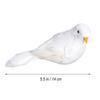 Bird Fake Birds Pigeon Doves Figure Dove Figurine Artificial Decor Decoration White Ornament Lawn Faux Toy Garden Playset