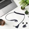 3.5mm Spring Coiled Earbud Single Side Earphone for MP3 Mobile Devices Comfortable Wearing Regardless of Left & Right