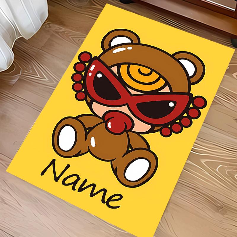 Custom Personalization Hysterical Mini Print Area Rug - Soft, Washable Non-Slip Indoor Mat,Living Room,Home&Office Decorative Rug