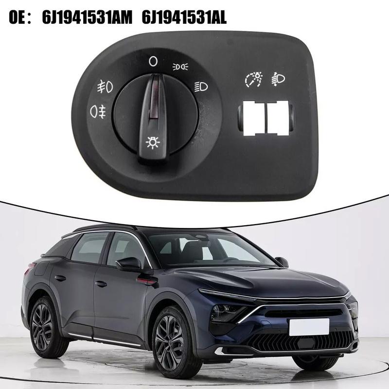 Scheinwerferschalter mit Nebelscheinwerfer für Seat Ibiza 2009 2010 2011 2012 2013-2015 6J1941531J 6J1941531AL Abdeckung für Nebelscheinwerferschalter