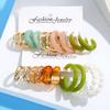 European and American Hot-selling Simple and Exaggerated High-end Earrings, Earrings Set 1 Pair of Retro Alloy Ear Jewelry