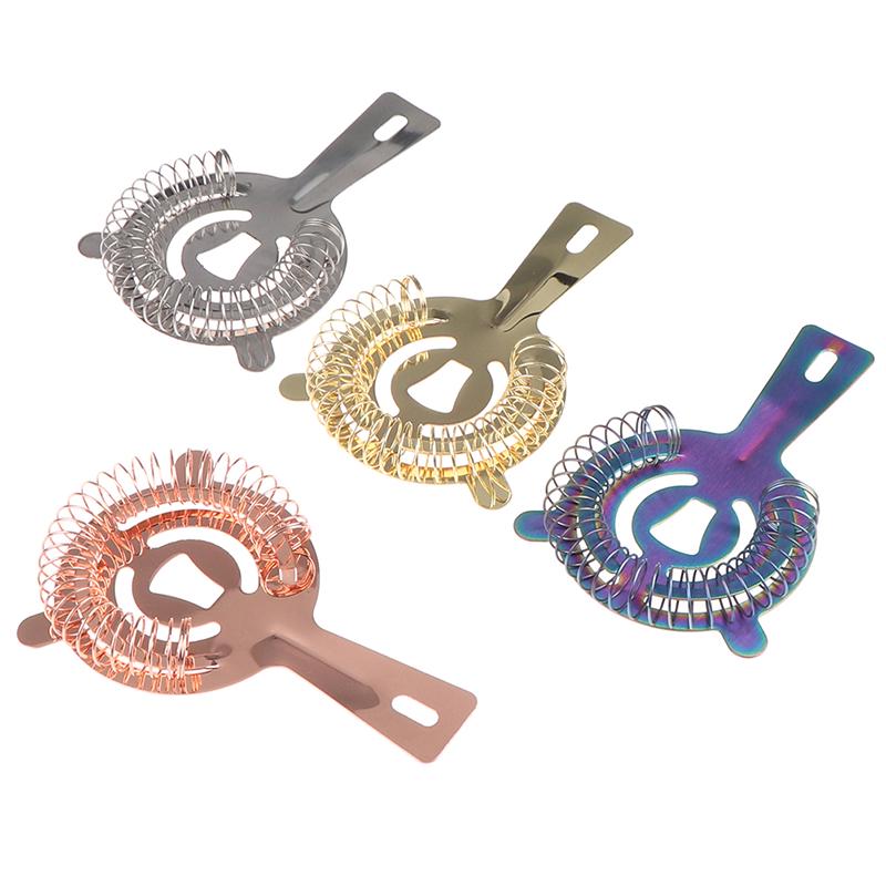 Stainless Steel Cocktail Shaker Bar Ice Strainer Wire Mixed Drink Bartender Professional Tool Bar Accessories