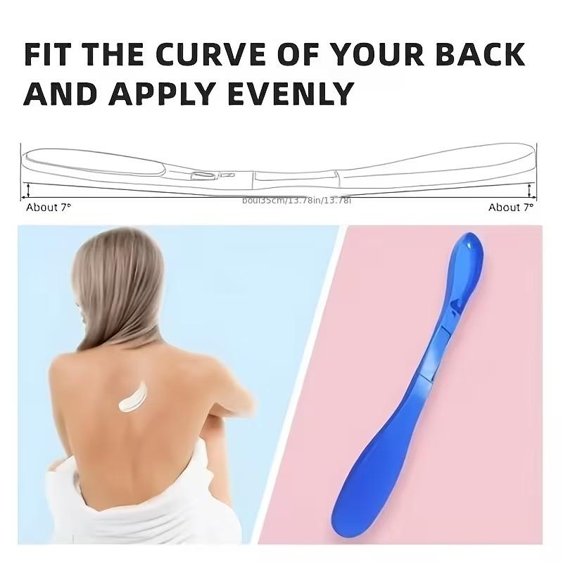 1pcs Back Lotion Applicator Brush – Long Handle, Easy Reach, Body Care & Skincare Tool
