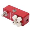 Distortion Effect Metal Shell Red True Bypass Foot Switch for Electric Guitar Bass