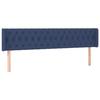 VidaXL Tête de Lit à LED Meuble de Chambre à Coucher Accessoire de Lit Double Tête de Cadre de Lit Intérieur Bleu 3123592
