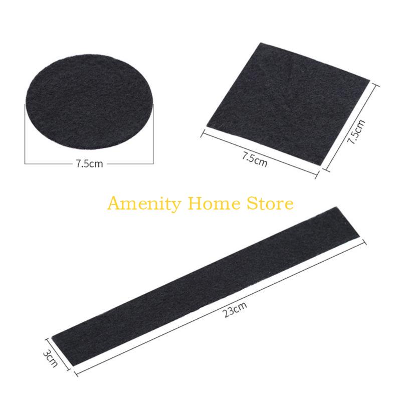 F26C 10pcs/bag Incense Burner Fireproof Mat Catchers Pad Flame Retardant for Bedroom Dormitory Incense Coil Tower Supplies