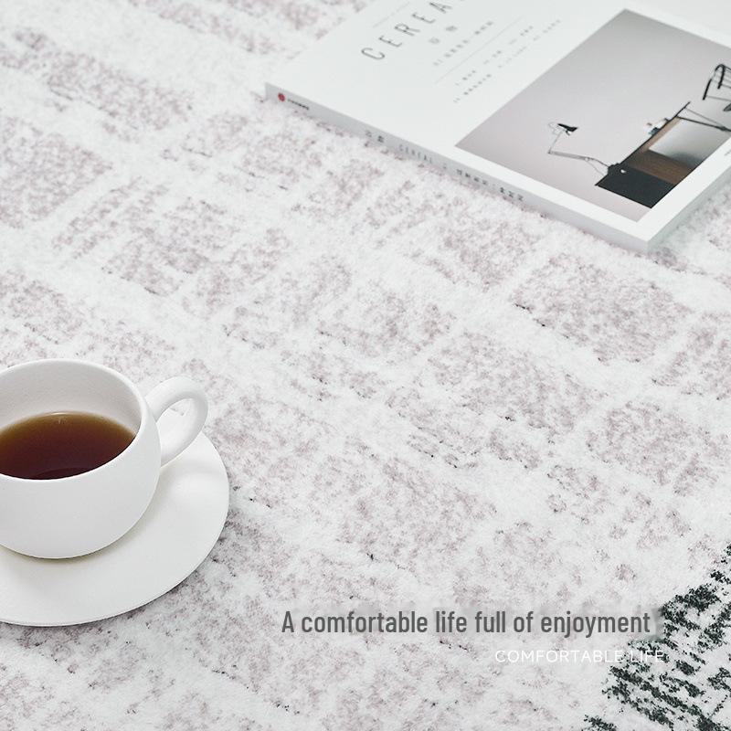 2024 Italian Living Room & Bedroom Imitation Cashmere Carpet - Thick, Dirt-Resistant, Low Maintenance
