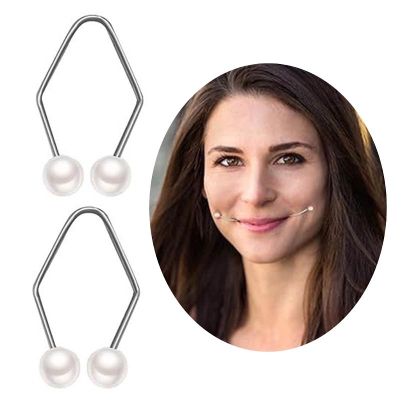 1 Pair Dimple Maker Dimple Trainer Fashion Jewelry Accessory Natural Smile Dimple Maker Body Jewelry for Smile Training