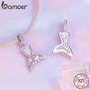 BAMOER Solid 925 Sterling Silver Aurora Butterfly Bear Mermaid Charm Bead Fit Original Bracelet Bamoer DIY Jewelry Accessories