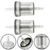 2pcs In-line Diesel Fuel Filter For Eberspacher Heater For Camper RV Brand New And High Quality Transparent Diesel Fuel Filter