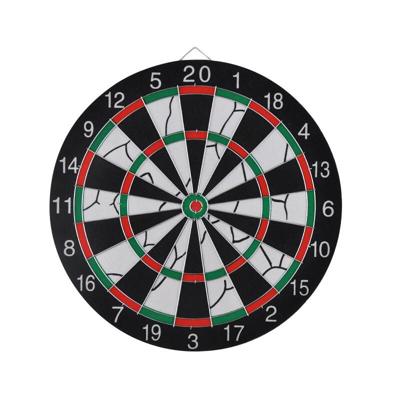 Double-Sided Flocked Dartboard Set