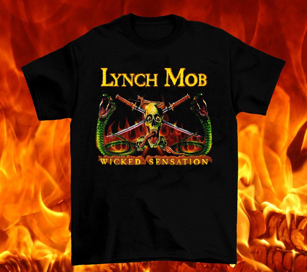 Lynch Mob Band “Wicked Sensation Black Unisex Tee Shirt AH278 M