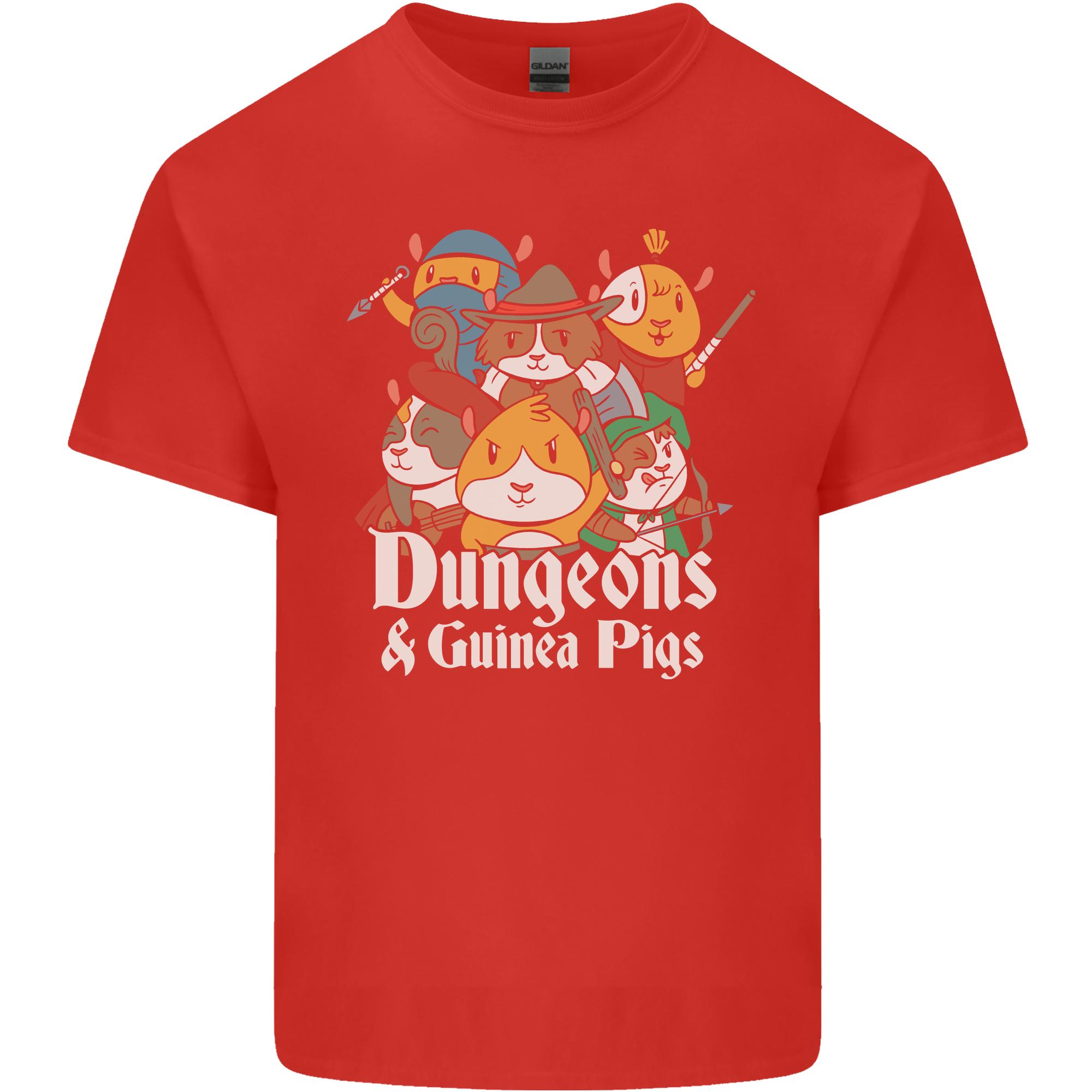 Dungeons and Guinea Pig Role Playing Game Unisexs Light Cotton TShirt S