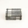Plaid Bone Inlay Box Set of 2 – Handcrafted Decorative Storage Boxes