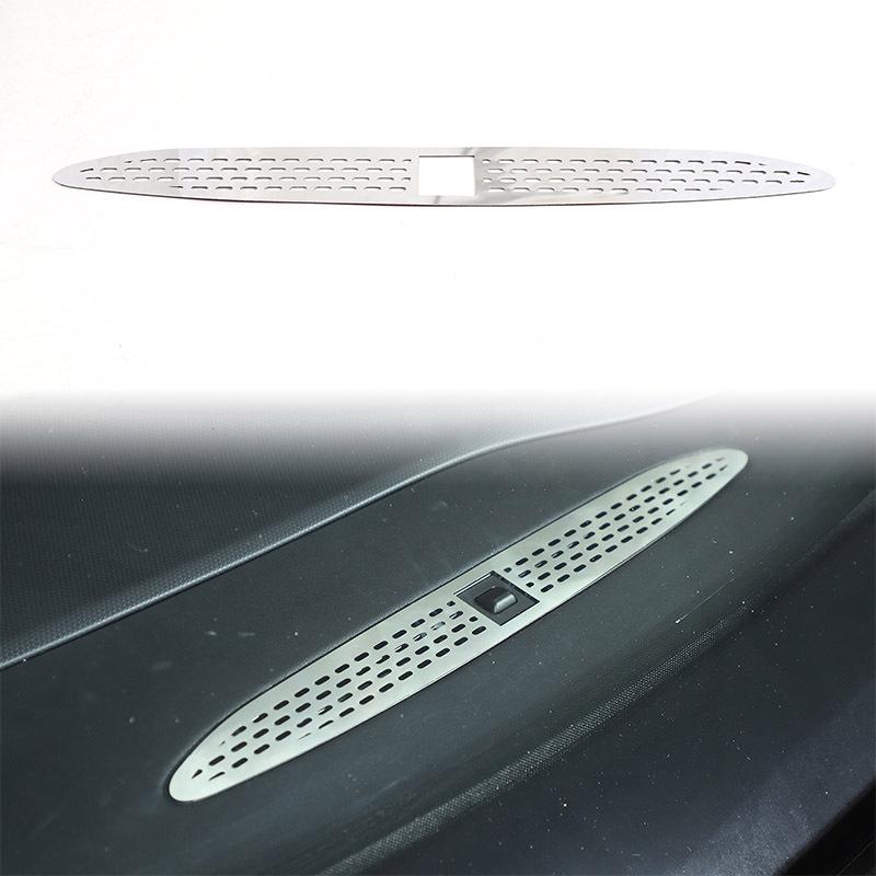 For SEAT Leon MK2 2008-2012 Aluminum Alloy Car Dashboard Air Outlet Anti-blocking Mesh Cover Car Interior Accessories