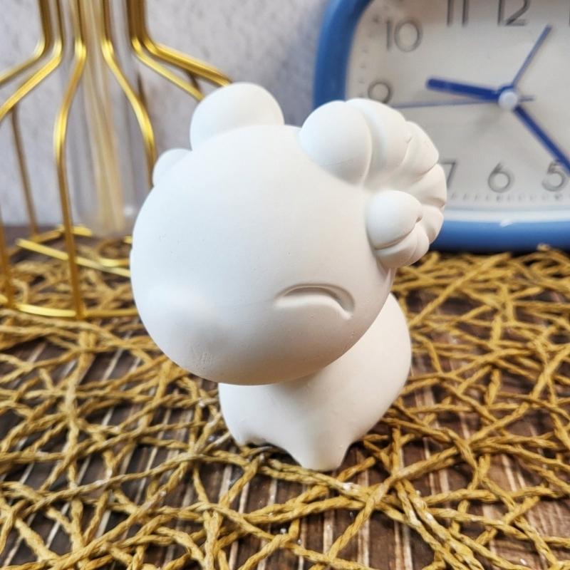 Reizende Tierkerzenformen 3D Schaf Silikonform Ornamentformen Gießform Bastelbedarf für Heimdekorationen